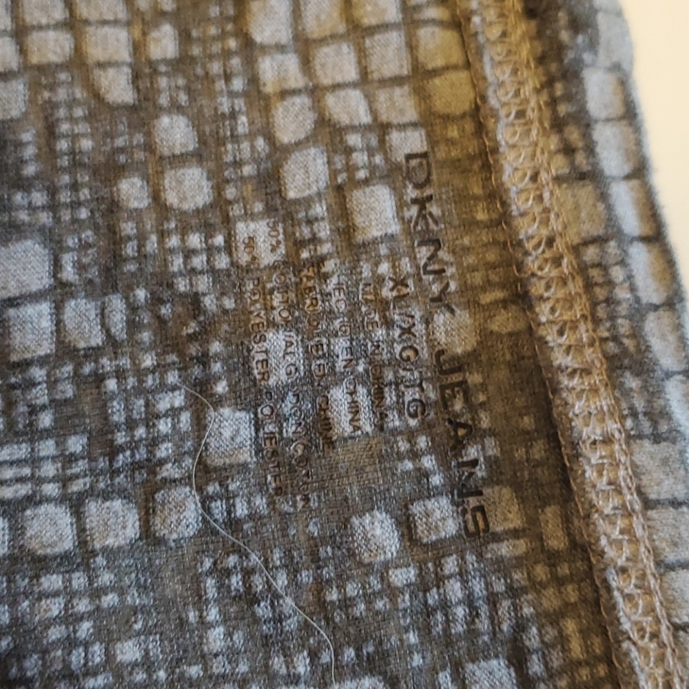 Snakeskin DKNY top